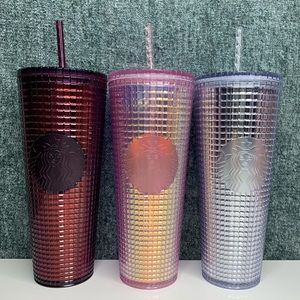Starbucks Bundle of 3 Disco Grid Tumbler’s